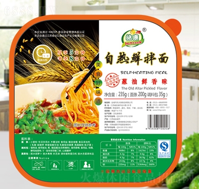 皓康自熱鮮拌面蔥油鮮香
