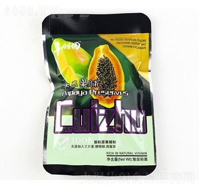 翠竹園木瓜果脯蜜餞袋裝