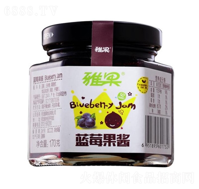 雅果藍莓果醬高端170