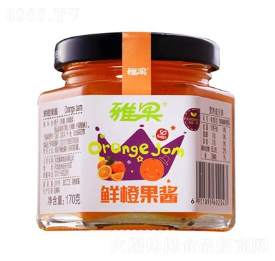 雅果鮮橙果醬高端170