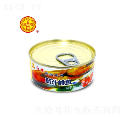 紅塔牌茄汁鯡魚罐頭100克