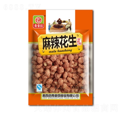 青豪園麻辣花生170g