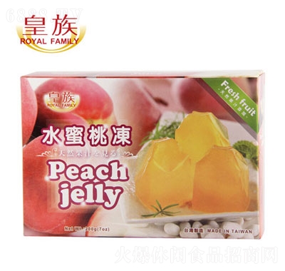 皇族水蜜桃果凍200g