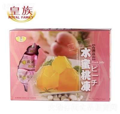 皇族水蜜桃果凍500g
