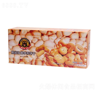 熊出沒注意數字餅花生味160g