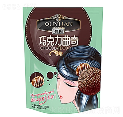 趣園巧克力曲奇100克袋裝
