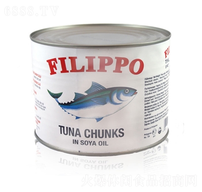 美卡多油浸金槍魚塊罐頭1880g