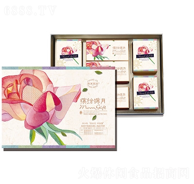 長發(fā)繽紛錦月月餅禮盒