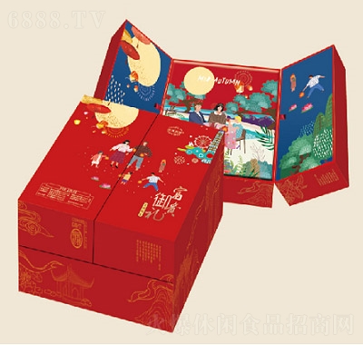 長發(fā)富貴御禮月餅禮盒