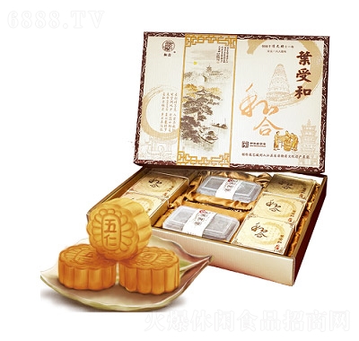 長發(fā)和合月餅