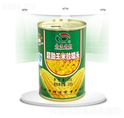 粵來(lái)粵好超甜玉米粒罐頭