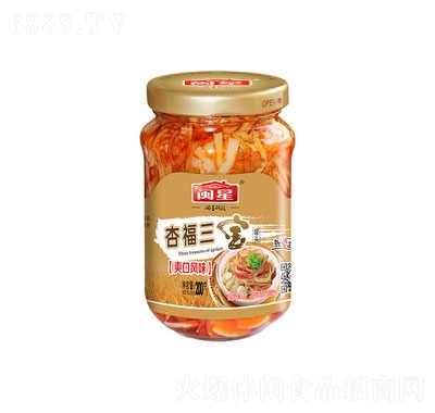 閩星杏福三寶罐頭200g