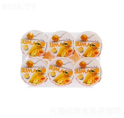 素瑪哥牌芒果味果凍（含椰纖果）（6杯裝）