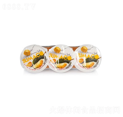 素瑪哥牌榴蓮味果凍（含椰纖果）（3杯裝）