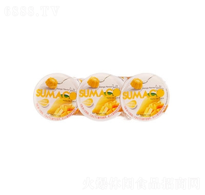 素瑪哥牌芒果味果凍（含椰纖果）（3杯裝）