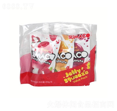 素瑪哥可吸果凍（分享裝）150gx3包