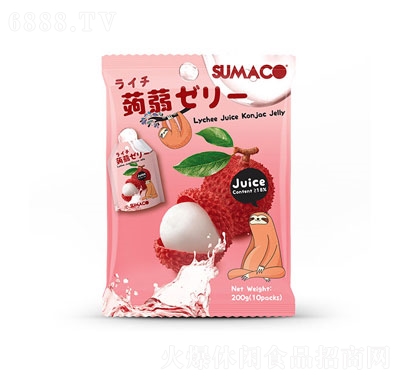 素瑪哥荔枝汁蒟蒻果凍（10小袋x20克）