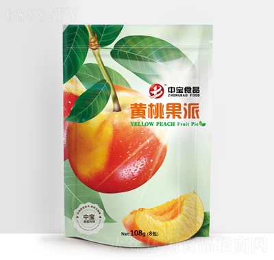 中寶黃桃果派果干