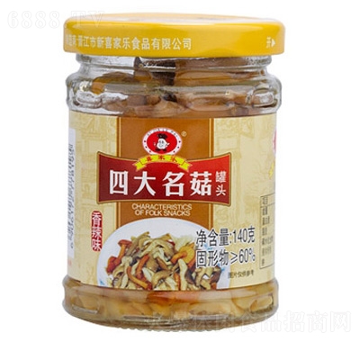 喜家樂(lè)香辣四大名菇罐頭