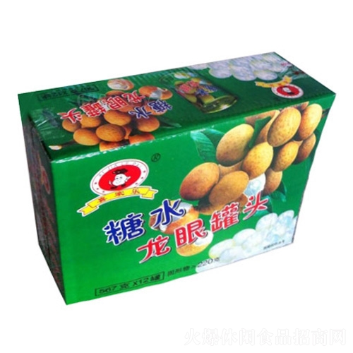 喜家樂糖水龍眼罐頭整箱