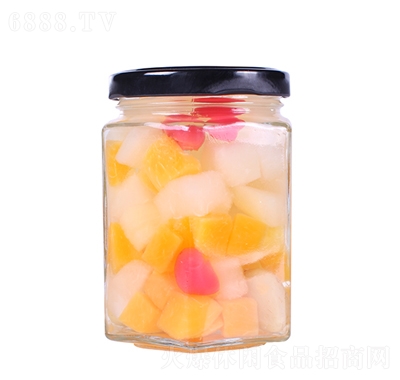 盛安食品什錦水果罐頭玻