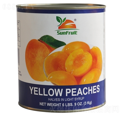 盛安食品黃桃罐頭820