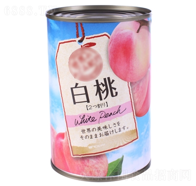 盛安食品白桃罐頭425