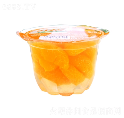 盛安食品桔子果肉果凍2