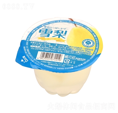 盛安食品雪梨果凍250