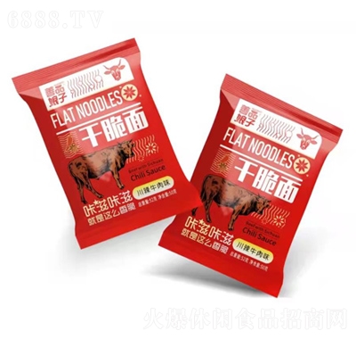 善品娘子干脆面川辣牛肉味52克方便食品招商
