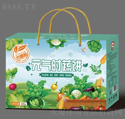頤膳堂木糖醇餅干糕點元氣時蔬餅禮盒800克