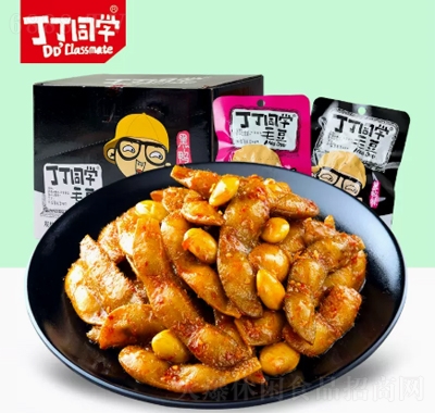 丁丁同學香辣毛豆28g袋麻辣鹵味即食休閑零食小吃湖南特產批發