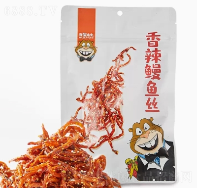 海貍先生香辣鰻魚絲小魚仔零食小魚干即食袋裝海鮮麻辣零食