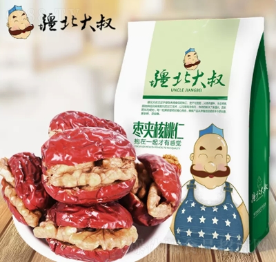 疆北大叔新疆紅棗夾核桃