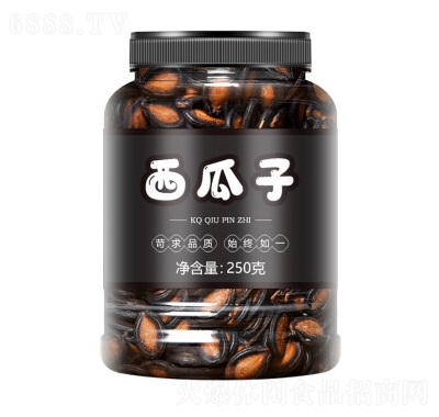 文昂堂話(huà)梅味西瓜子500g罐裝手剝瓜子炒貨干貨辦公室零食