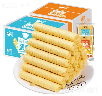 零趣咸蛋黃味卷心酥1000g辦公室休閑點心每日小吃小零食品
