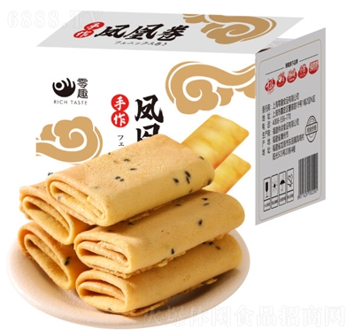 零趣鳳凰卷360g芝麻味辦公室點心休閑早餐糕點小零食品