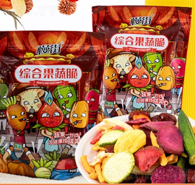 慢街水果脆128g休閑