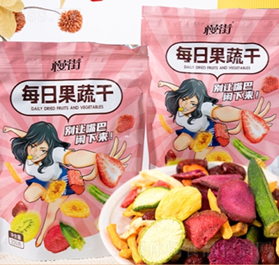 慢街綜合果蔬脆250g