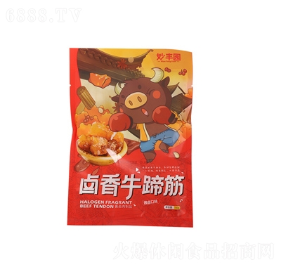 妙豐園五香牛蹄筋真空熟食休閑追劇零食