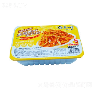 南粵小蔣脆筍金針菇240g盒裝下飯菜休閑食品