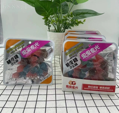 果果食光休閑食品橡皮糖可樂味糖果40克軟糖休閑食品