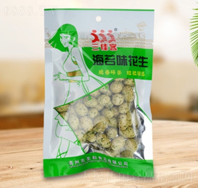 三佳客海苔味花生炒貨小零食