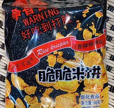 可咔可滋脆脆米餅香辣燒烤味88g