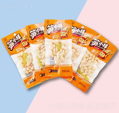 樂吉福筍小樣花生脆筍野山椒風味素食山珍休閑食品32g