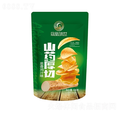 鳳凰味世山藥厚切蔥香雞汁味山藥片100g