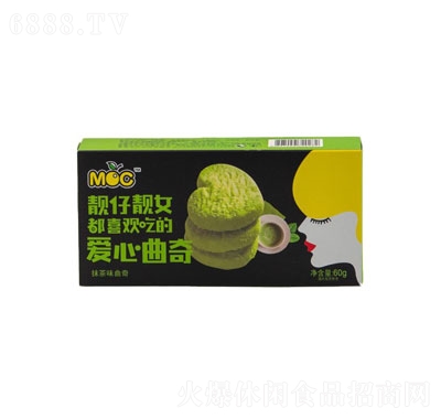 一威食品抹茶味曲奇餅干網(wǎng)紅食品休閑零食