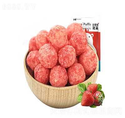 卜珂草莓甜味泡芙102g