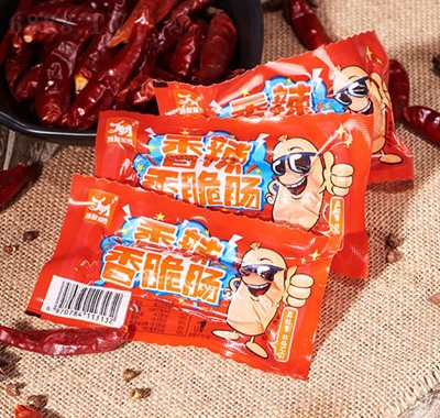 克明香脆腸肉味零食鹵肉零食方便食品休閑零食散稱