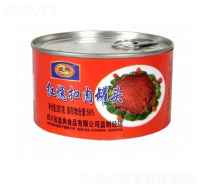 盤典紅燒扣肉罐頭即食熟食食品397克